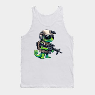 Tactical Cameleon Mastery Tee: Where Style Meets Stealth Tank Top